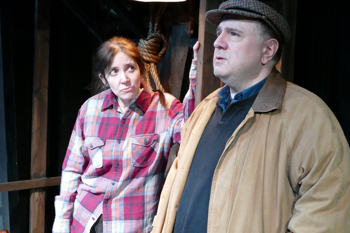 Cat R. Kenney as Rosemary Muldoon and Chris D’Amico as Anthony Reilly