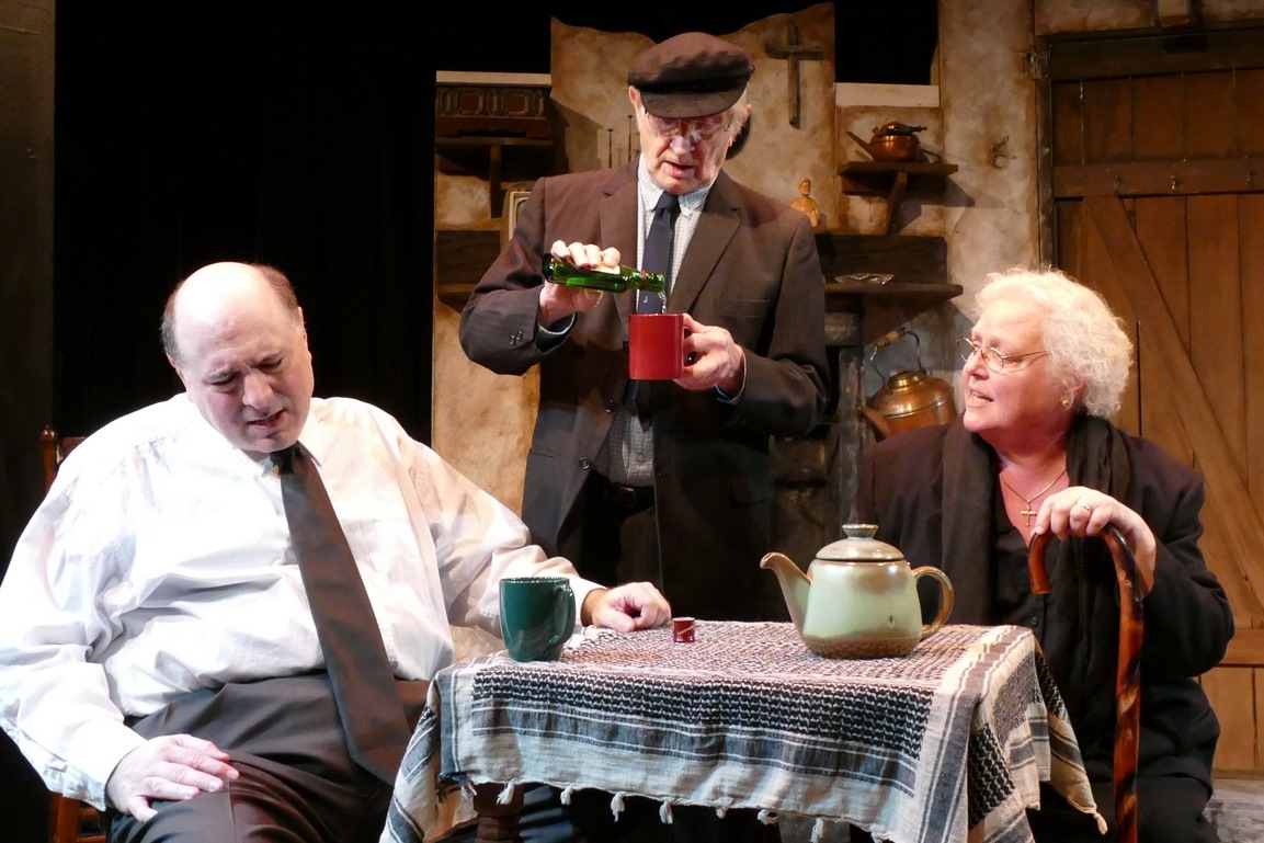 Chris D'Amico as Anthony Reilly,  Ron Newell as Tony Reilly and Rose A. Leininger as Aoife Muldoon