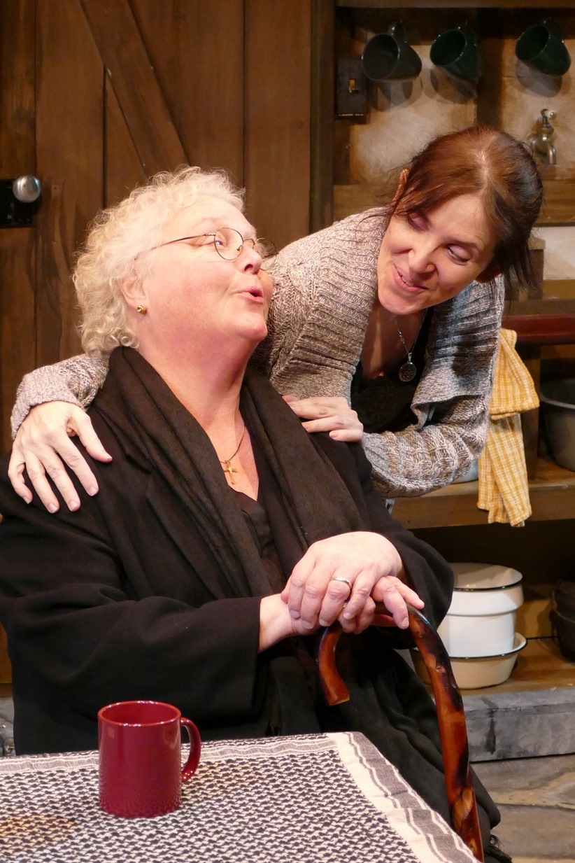 Rose A. Leininger as Aoife Muldoon and Cat R. Kenney as Rosemary Muldoon