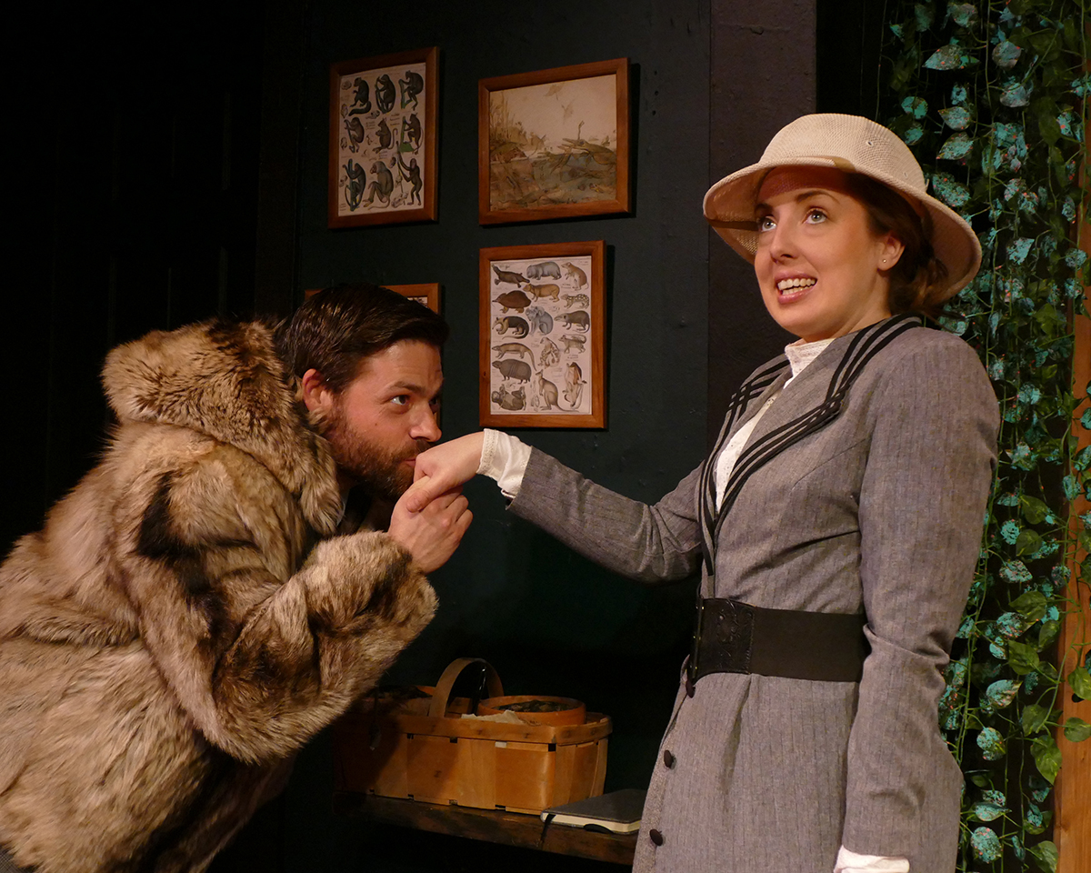 Mark Rabkin as Harry Percy and Tiffany Trapnell as Phyllida Spotte-Hume/Countess Glamorgan